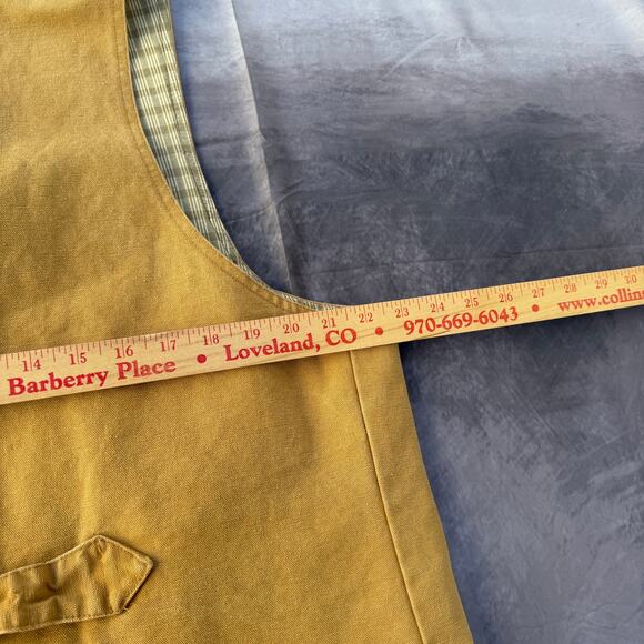 Men's Vintage 90's Frontier Clothing Wah Maker Duck Canvas Western Vest Sz XL - Picture 3 of 7